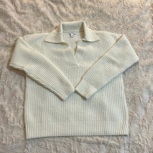 Nine West  off-White Polo Sweater Size S